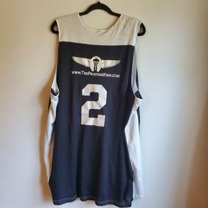 NIKE MICHIGAN STATE SPARTAN MEN'S JERSEY BLACK/WHITE REVERSIBLE SIZE XXLT #2